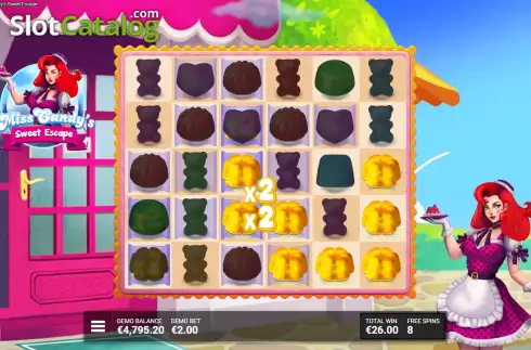 Скрин3. Miss Candy’s Sweet Escape слот