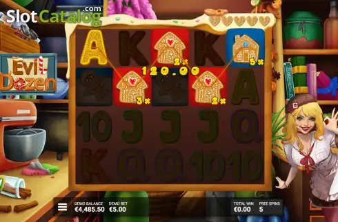 Скрин3. Evil Dozen слот