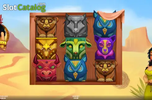 Скрин2. Totem Poles слот