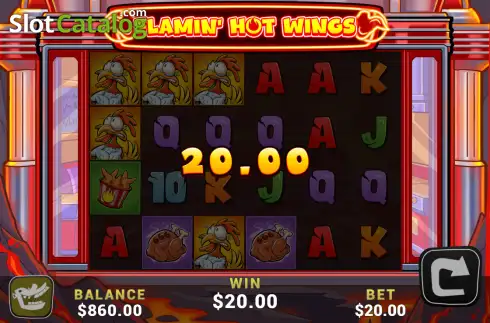 Скрин3. Flamin' Hot Wings слот