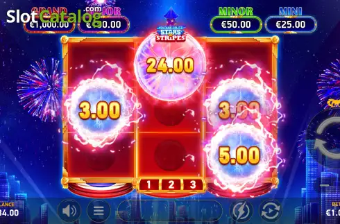 Скрин3. Voltage Blitz Stars'n' Stripes слот