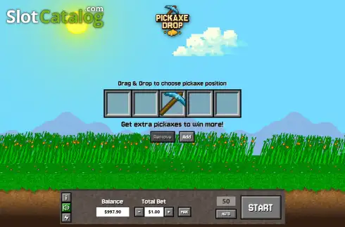 Скрин2. Pickaxe Drop слот