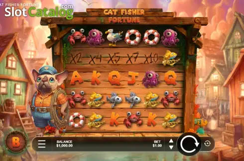 Скрин2. Cat Fisher Fortune слот