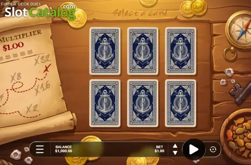 Скрин2. Cat Fisher Deck Duel слот