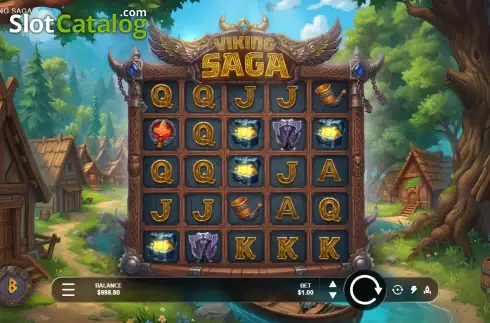 Скрин2. Viking Saga слот