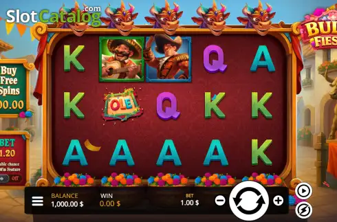 Скрин2. Bulls Fiesta слот