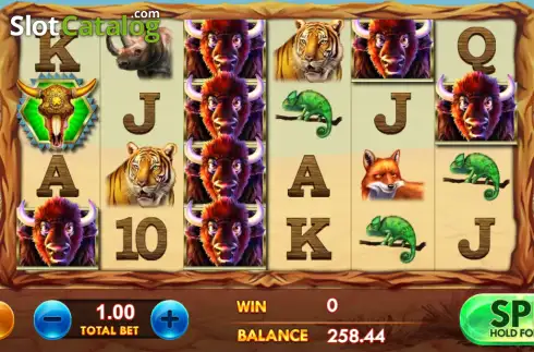 Скрин2. Buffalo Blaze (Live22) слот