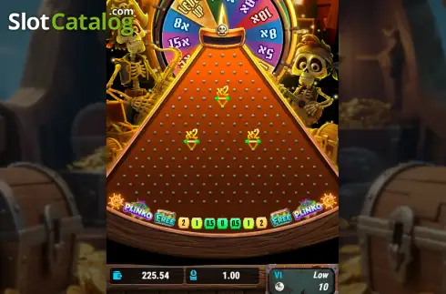 Скрин2. Plinko Double Wheel слот