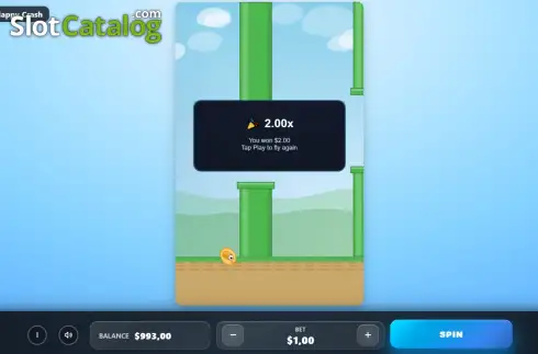 Скрин3. Flappy Crash (Lucky Bird Studio) слот