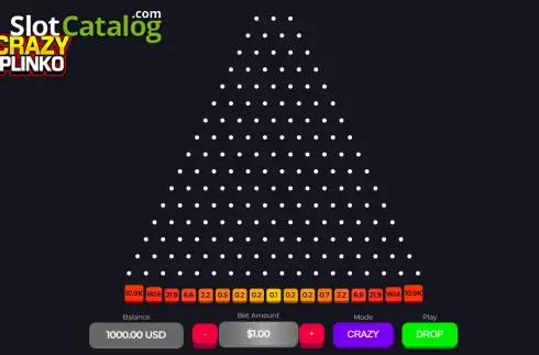 Скрин2. Crazy Plinko слот