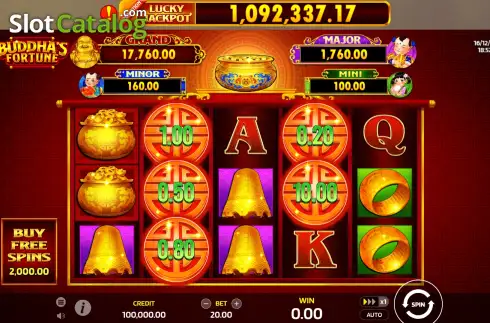 Скрин2. Buddha's Fortune слот