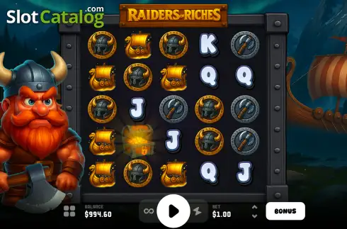 Скрин2. Raiders Of Riches слот