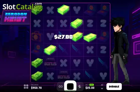 Скрин3. Zeroday Heist слот