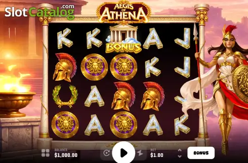 Скрин2. Aegis Of Athena слот