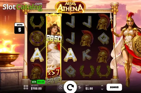 Скрин3. Aegis Of Athena слот