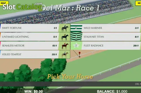 Скрин2. Horse Race Riches слот
