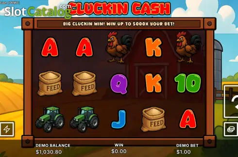 Скрин2. Cluckin Cash слот