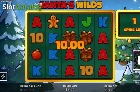 Скрин3. Santas Wilds слот