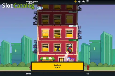 Скрин3. Moonie Tower слот
