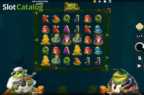 Скрин2. Wild Frogsters слот