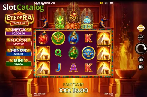 Скрин2. Eye of Ra Triple Win слот