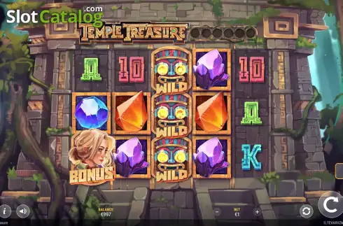 Скрин2. Temple Treasure слот