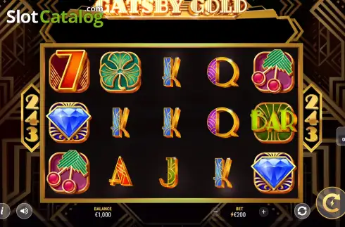 Скрин2. Gatsby Gold слот