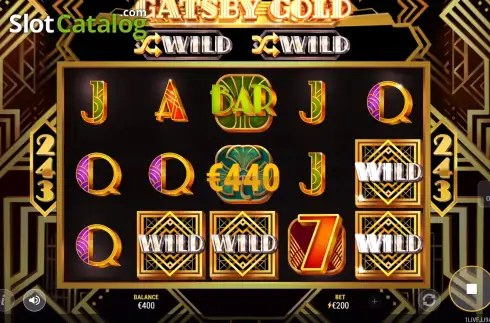 Скрин3. Gatsby Gold слот