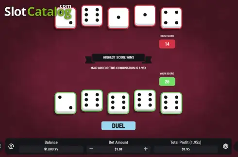 Скрин3. Dice Duel (Minty Fresh) слот