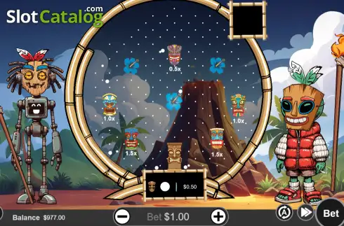 Скрин2. Tiki Pachinko слот