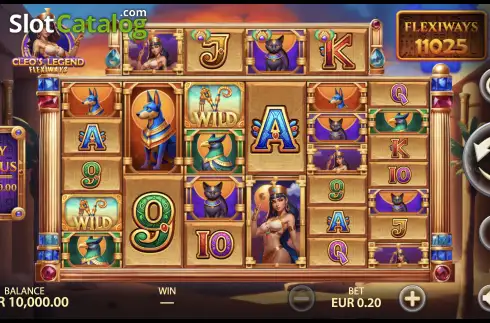 Скрин2. Cleo's Legend Flexiways слот