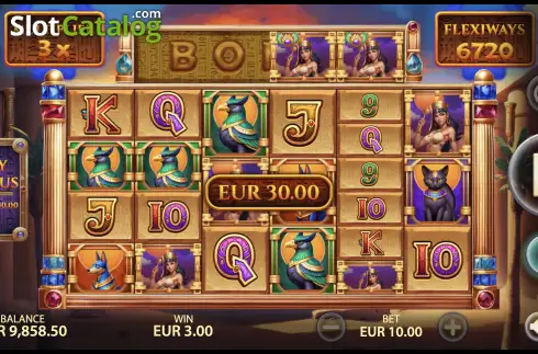 Скрин5. Cleo's Legend Flexiways слот
