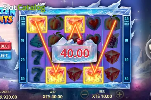 Скрин3. Frozen Fruits (Mondoplay) слот