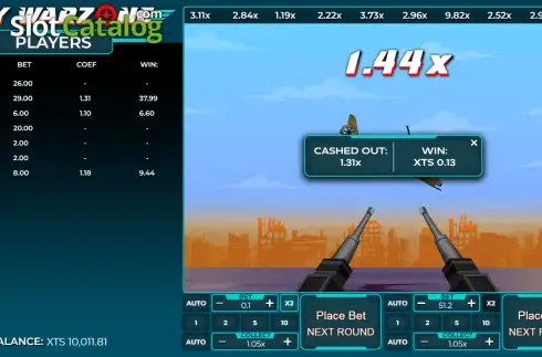 Скрин3. Sky Warzone слот
