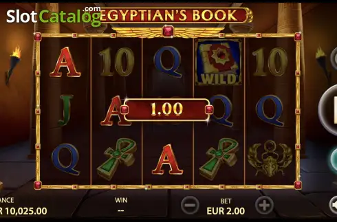 Скрин3. Egyptian's Book слот