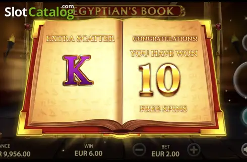 Скрин6. Egyptian's Book слот