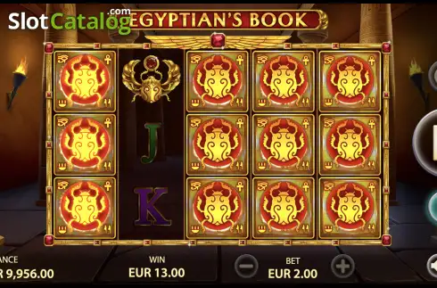 Скрин7. Egyptian's Book слот