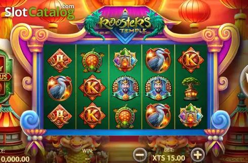 Скрин2. Roosters Temple слот