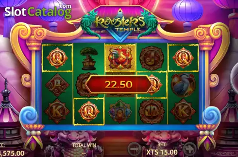 Скрин3. Roosters Temple слот