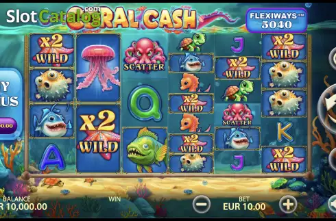 Скрин2. Coral Cash (Mondoplay) слот