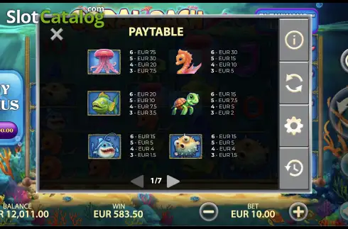 Скрин9. Coral Cash (Mondoplay) слот