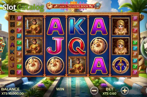 Скрин2. Lion's Treasure Book слот