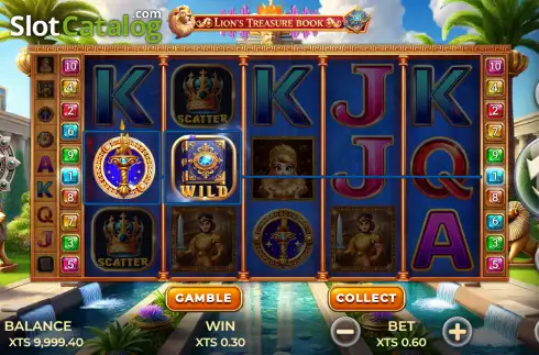 Скрин3. Lion's Treasure Book слот