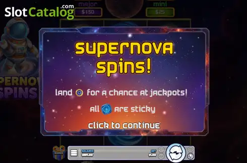 Скрин3. Supernova Spins слот