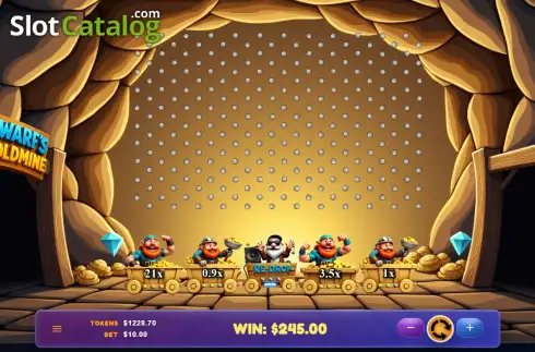 Скрин3. Plinko: Dwarf's Goldmine слот