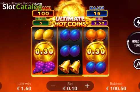 Скрин2. Ultimate Hot Coins слот