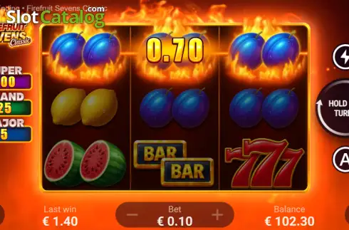 Скрин3. FireFruit Sevens Classic слот