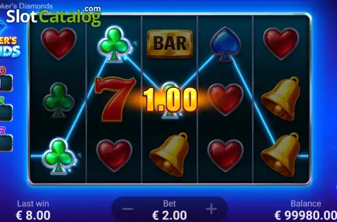 Скрин3. Wild Joker's Diamonds слот