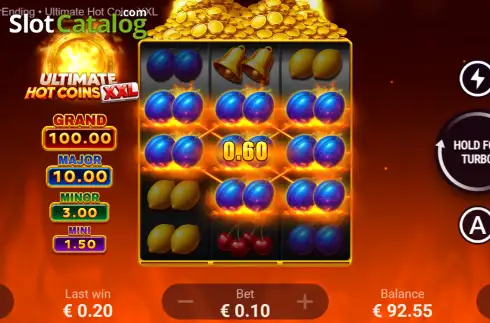 Скрин3. Ultimate Hot Coins XXL: Hold and Win слот