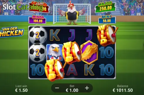 Скрин2. Van Der Chicken: Hold and Win слот